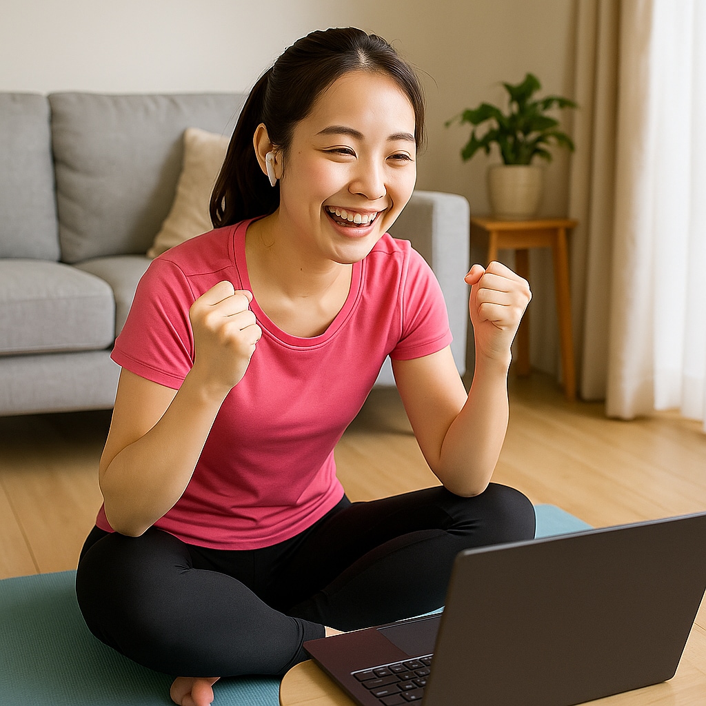 オンラインパーソナルを提供します 誰でもお家でできるダイエット法や運動を指導します イメージ1