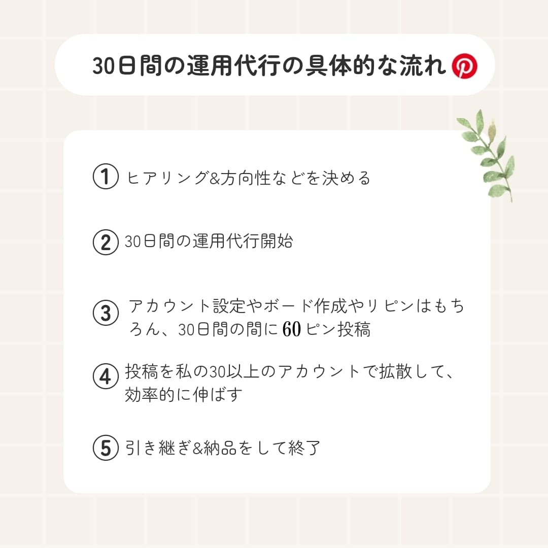 完全丸投げOK！拡散付でピンタレスト運用代行します 他の方とは実績が違う！圧倒的投稿数&独自メソッドで伸ばします イメージ5
