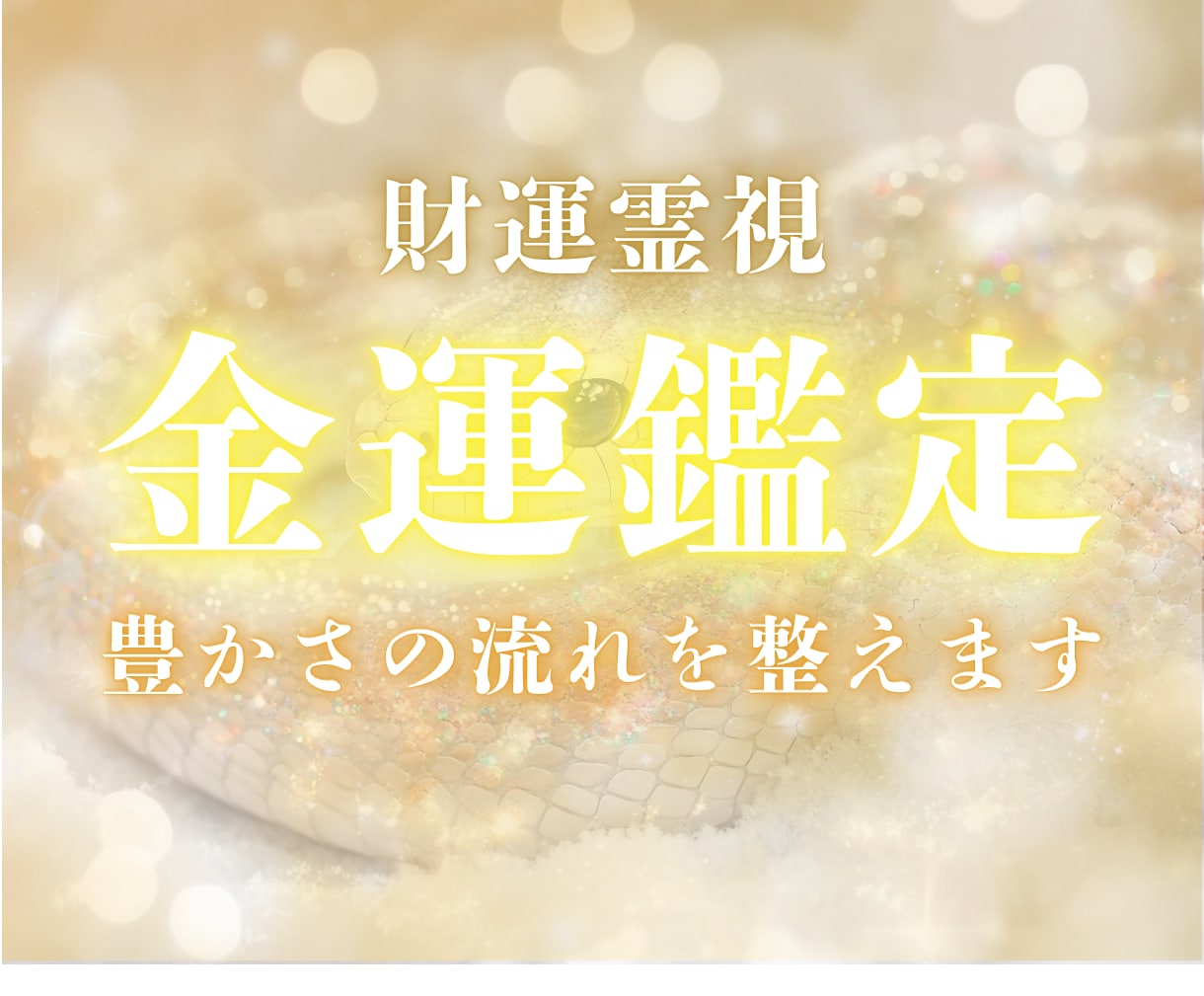 お金が巡らない本当の理由を霊視で解き明かします 金運を塞ぐ魂の結び目を視て豊かさを受け取れる自分に整える イメージ1