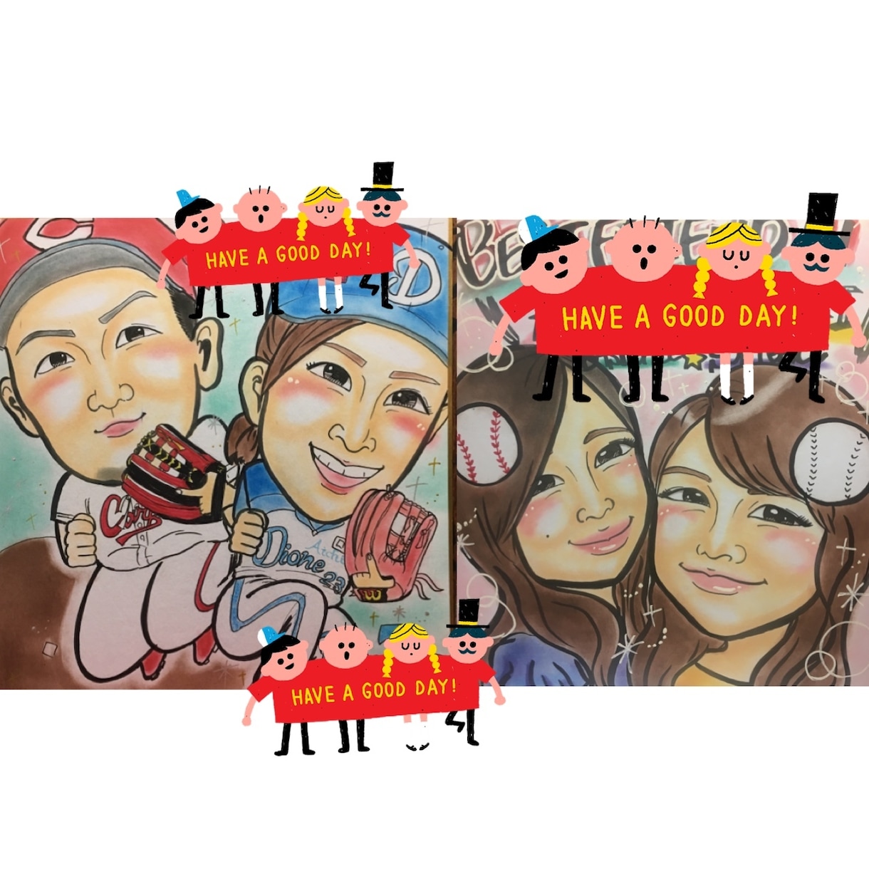 お写真から似顔絵描きます 大切な人にプレゼントしたいあなたへ イメージ8