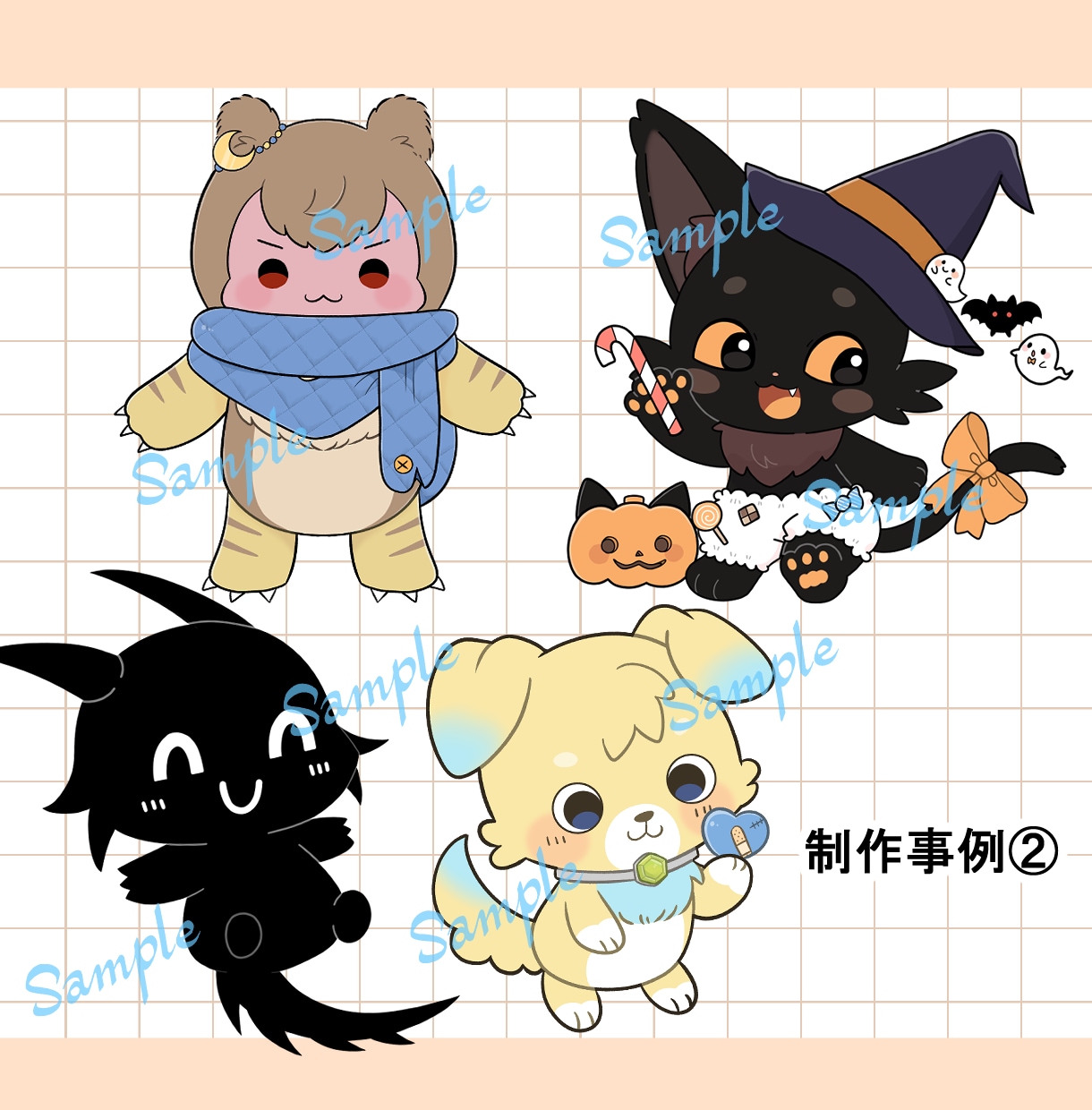 可愛いモンスターや動物のイラストを作成します デフォルメされたマスコットキャラクター作成におすすめ！ イメージ8