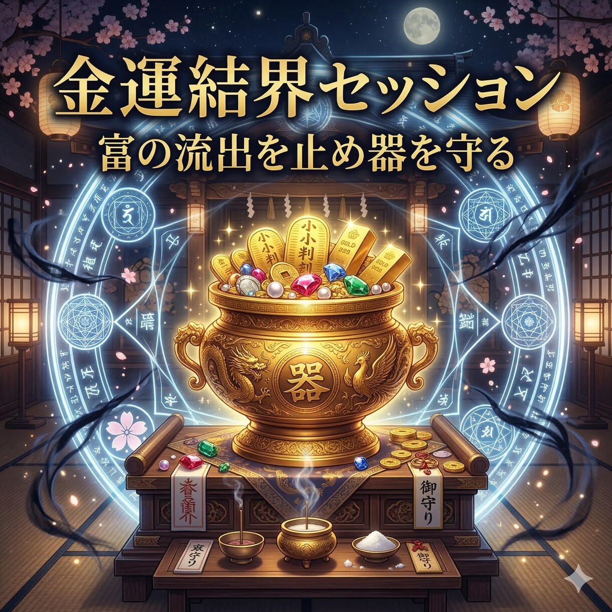 金運覚醒セッションで富の流出を止め器を守り抜きます 金運の流出癖を整え守る基準を作るセッションです イメージ9