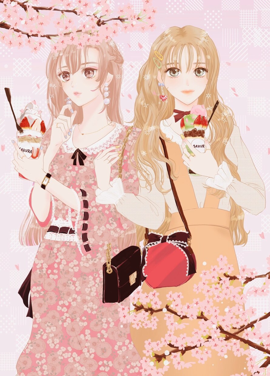 可愛い女の子のイラスト制作いたします 心が明るくなるような可愛い女の子のイラスト制作承ります！ イメージ1