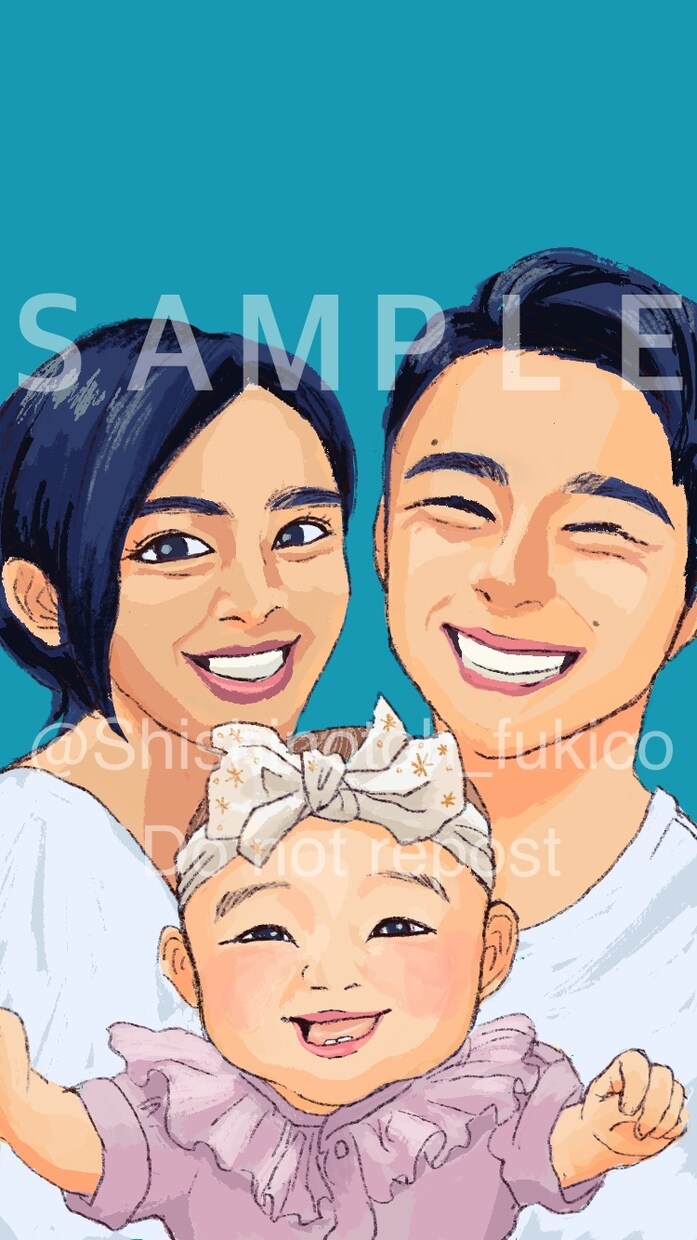 大切な人の似顔絵描きます リアルだけど好印象に！老若男女、ペット種類問いません。 イメージ1