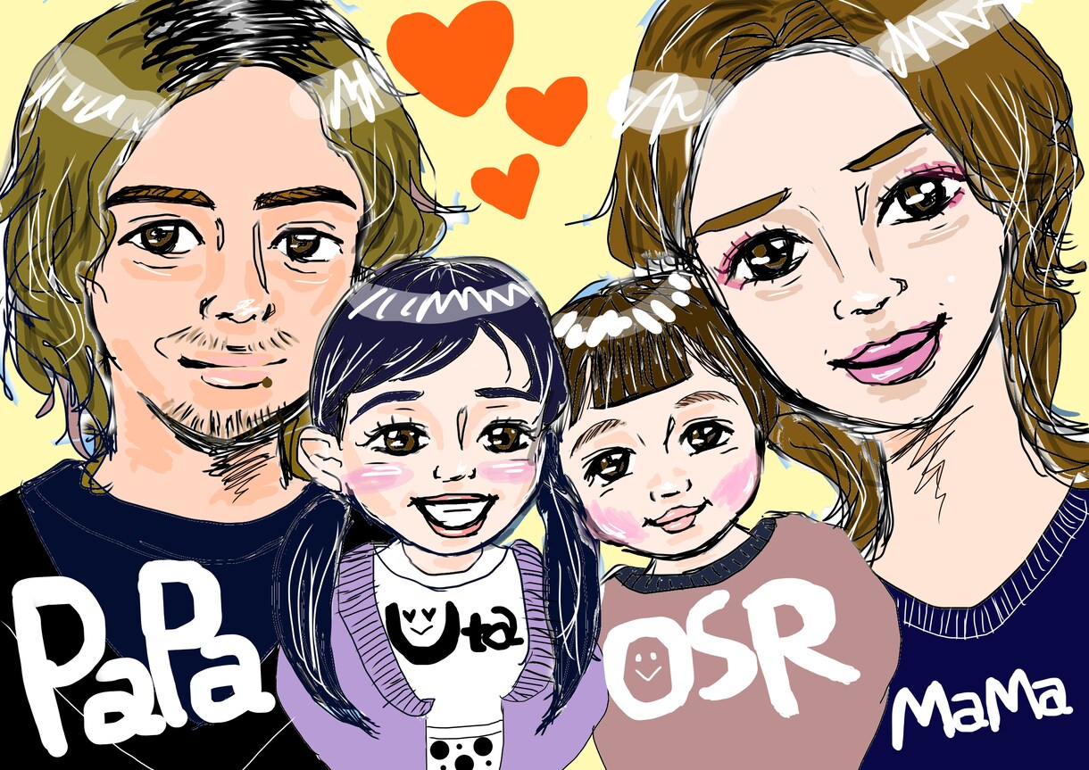 SNS向きの可愛い似顔絵アイコン描きます 看護師歴12年！やさしくかわいい似顔絵が得意です！ イメージ3