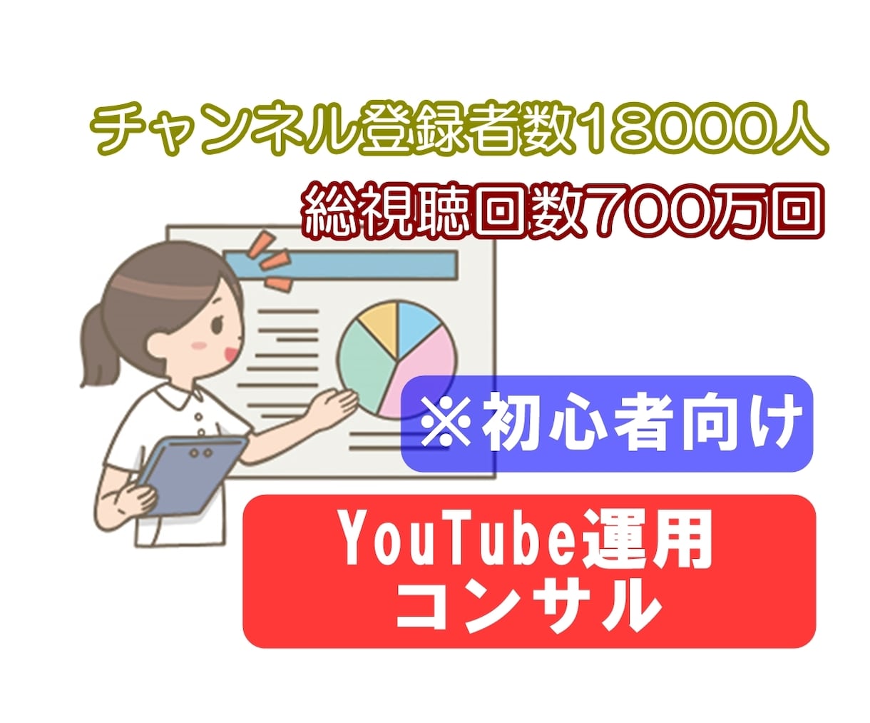YouTubeの登録者数、再生回数アップします 現役YouTuberが2週間しっかり悩みをサポート！ イメージ1