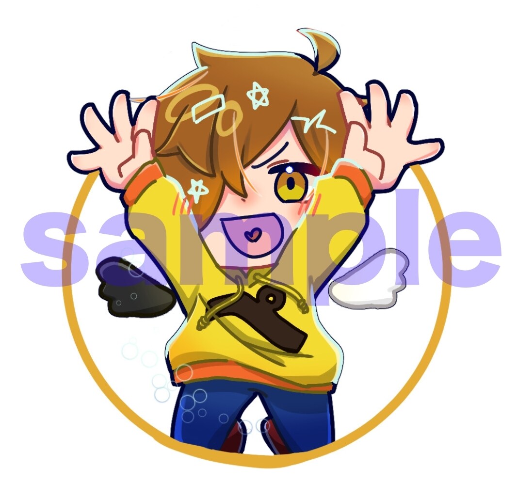 SNSアイコンや動画用のデフォルメ絵を描きます あなただけのキャラクターを！お安く描かせていただきます♪ イメージ7