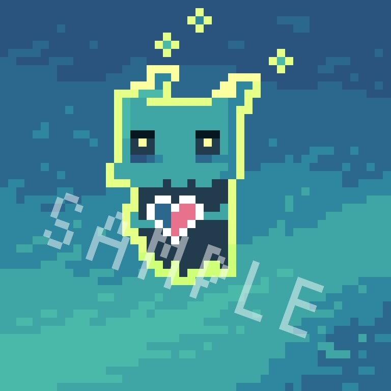 ドット絵のカラフルなアイコン描きます 動物やモンスターなど人外のアイコンにしたい方におすすめです イメージ4