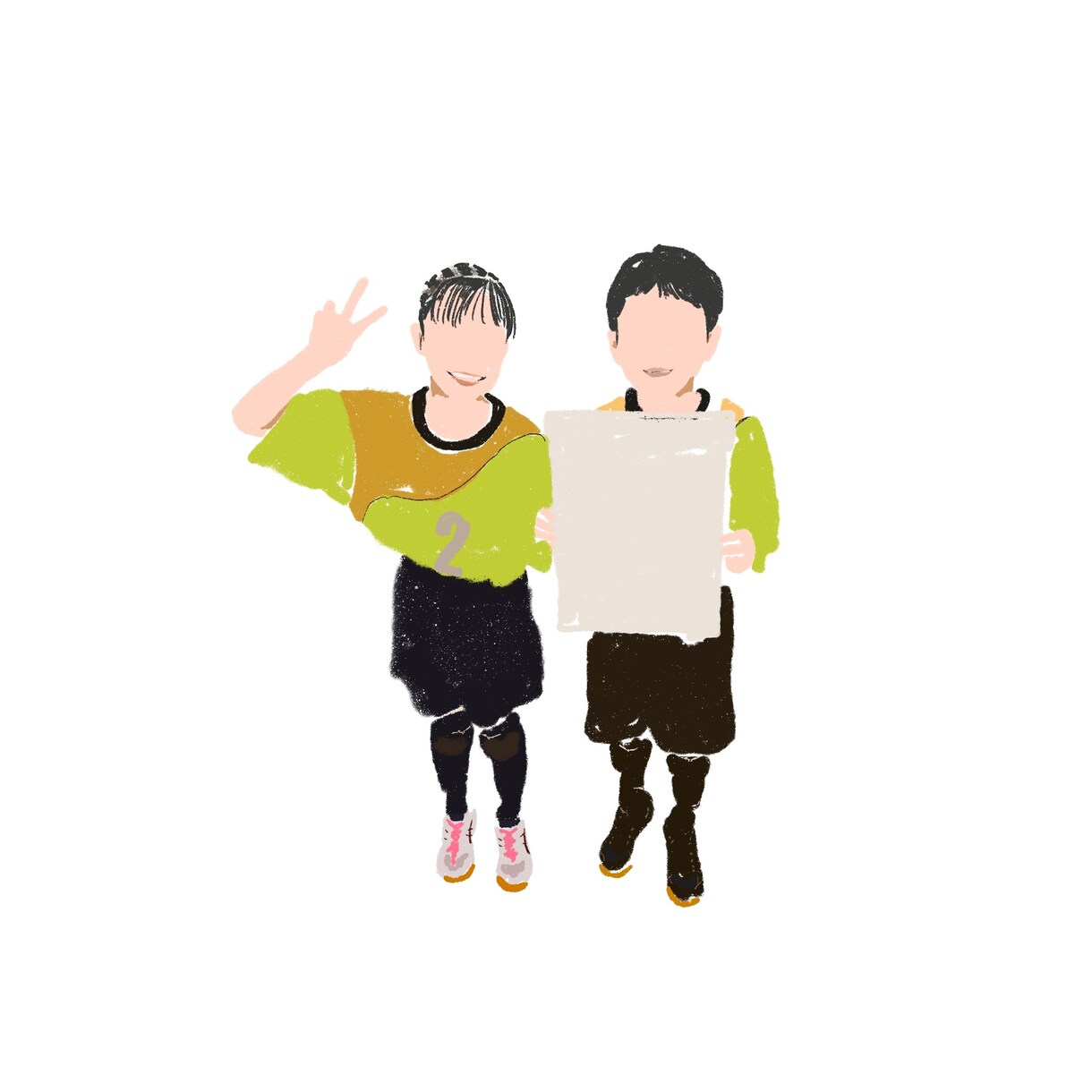おしゃれなスポーツイラスト描きます シンプルで味があり躍動感のあるイラスト！ イメージ3
