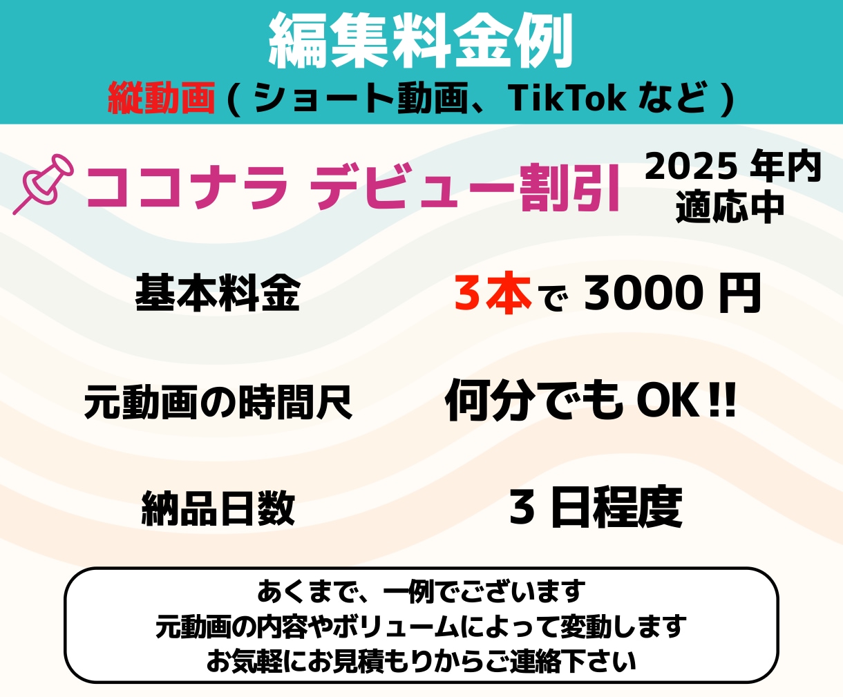 年内ココナラデビュー割引中！　各種動画編集承ります ご依頼が初回の方も安心！修正2回無料でご安心！複数依頼も可 イメージ3