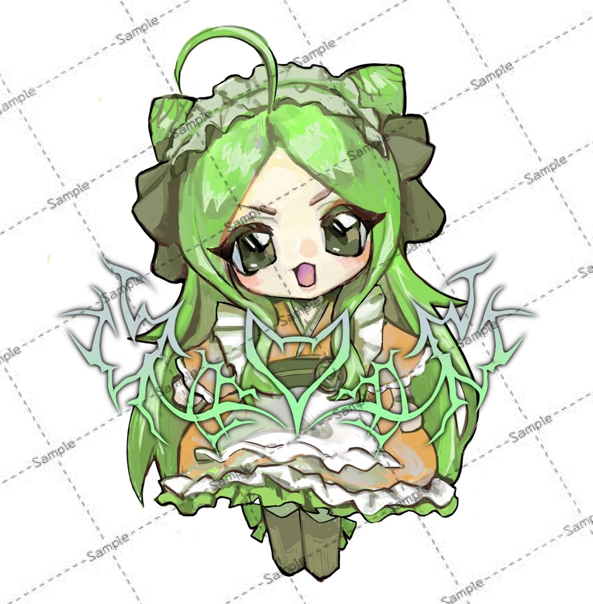 スピード納品！ミニキャラ描きます ダーク、キュート、クール系描けます‼️ イメージ5