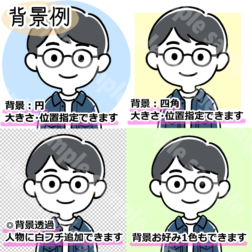 ゆるかわSNSアイコン◎やさしいタッチで描きます ―ゆるくて、かわいくて、ちょっと似てる―アイコンお届けします イメージ3
