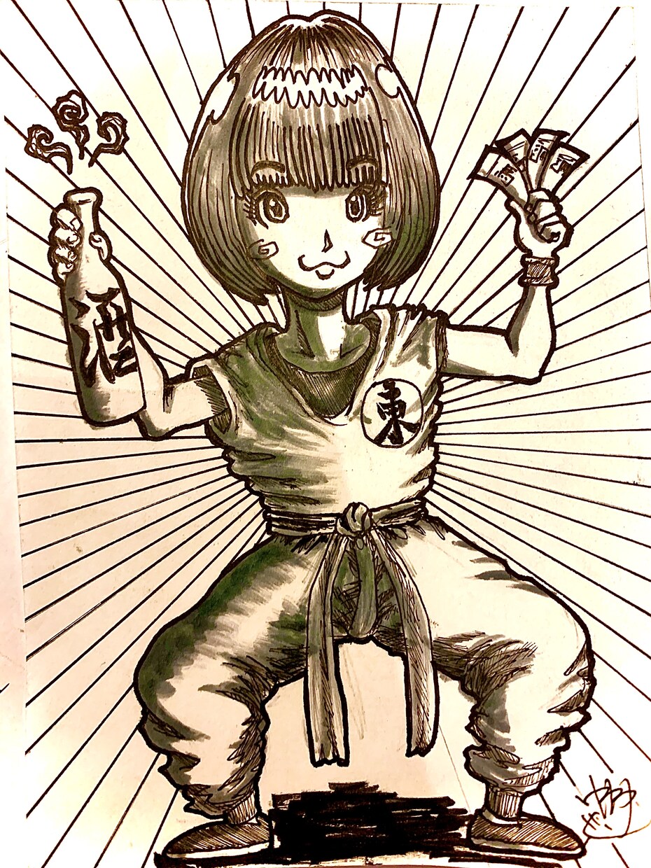 漫画風の似顔絵描きます あなたの好きなシチュエーションでプレゼントなどに※白黒のみ イメージ5