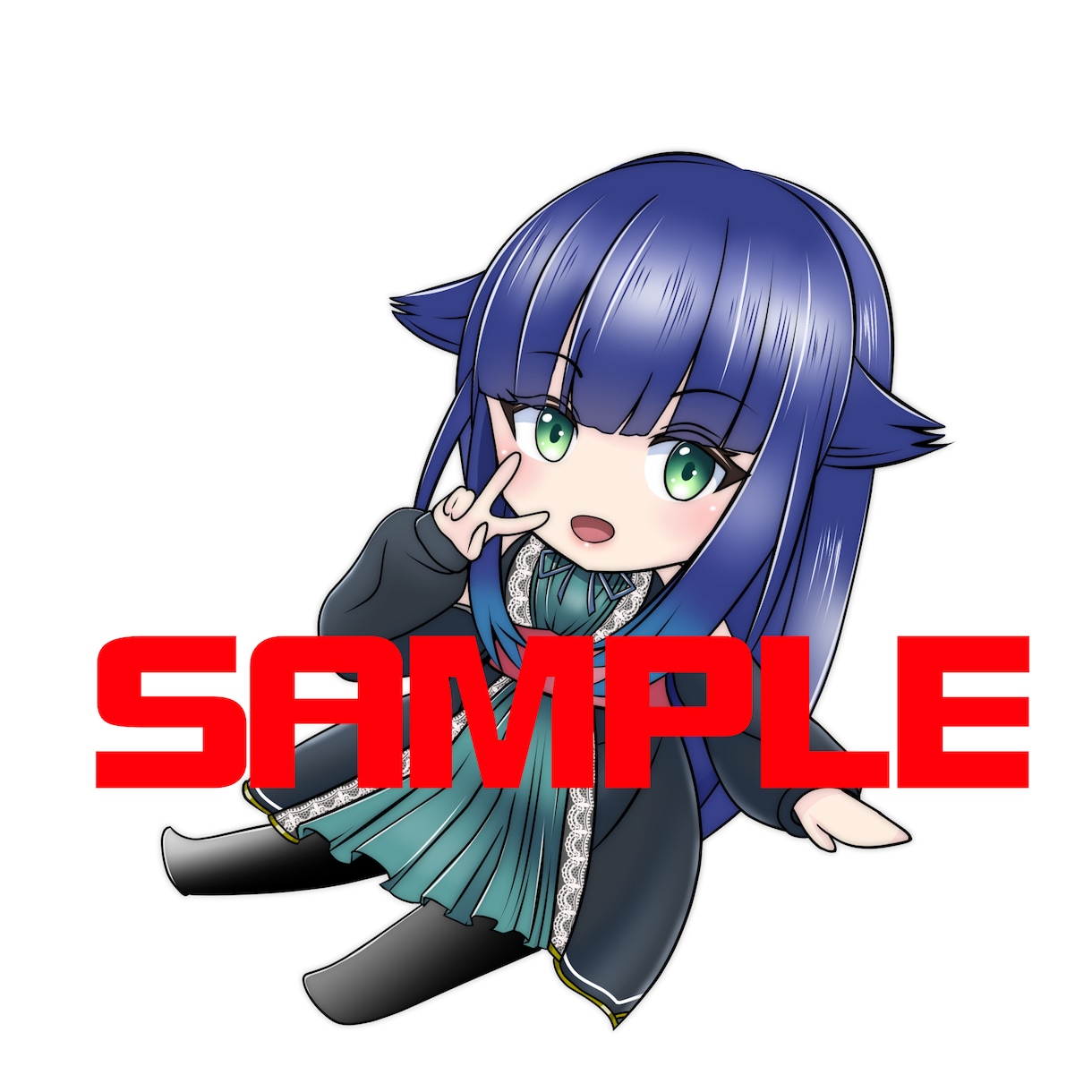 ビックリマン風　デフォルメイラストを制作します デフォルメイラスト　ビックリマン　SDキャラ イメージ3