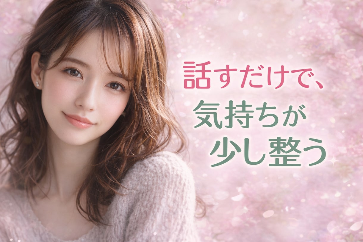 否定せずあなたの話を静かに聞きます 言葉にならない気持ちを一緒に整理 イメージ1