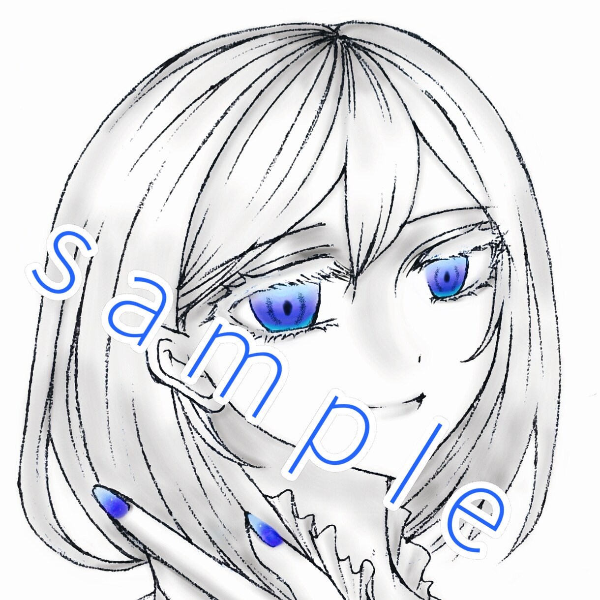 最低2000円～中性的キャラアイコン製作いたします 中性的なオリジナルキャラのSNSアイコンが欲しい…そんな方に イメージ3