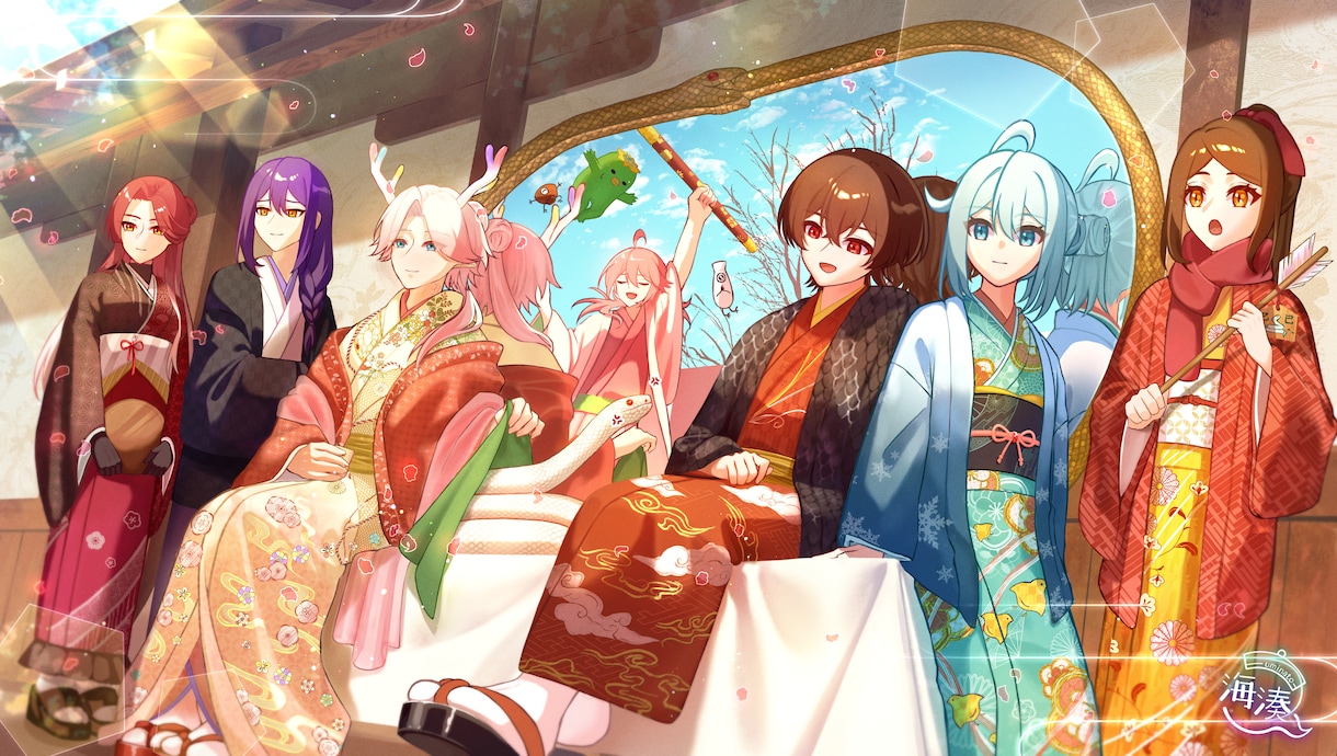ご希望どおり！様々な形態の綺麗なイラスト制作します 一枚絵〜立ち絵、キャラデザまで！どんなイラストもお任せを！ イメージ2