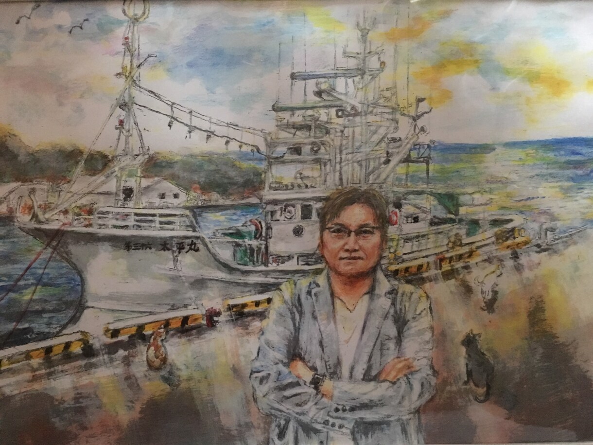 思い出の背景と組み合わせて手描きします アクリル絵の具や色鉛筆であなただけの絵を描きます イメージ7