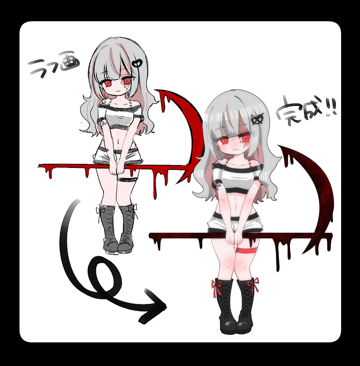 デフォルメイラスト描きます 活動や動画、サムネイル等、動画制作も！ イメージ3