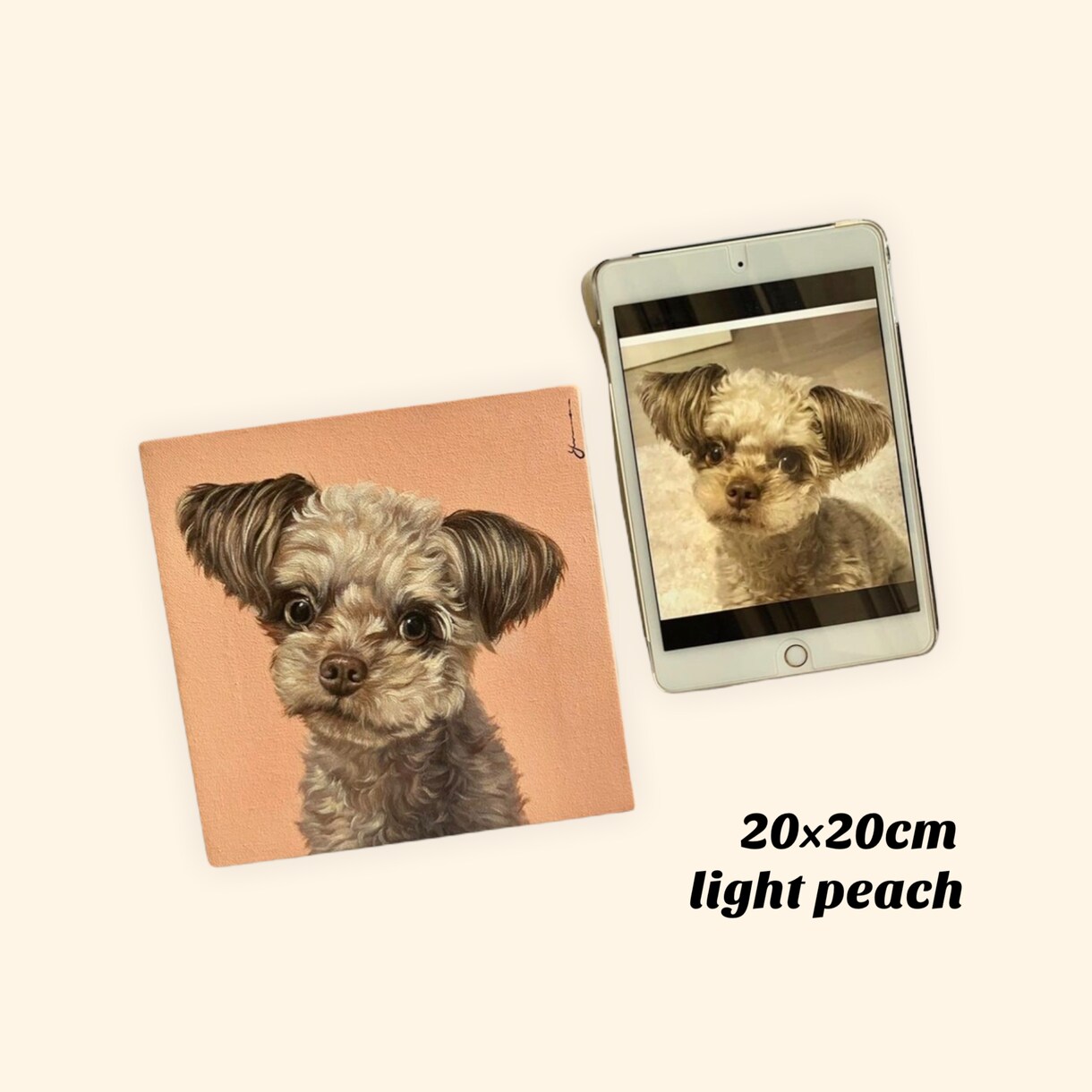 油彩ペット肖像画を制作いたします プロの画家が自信持って制作いたします イメージ7