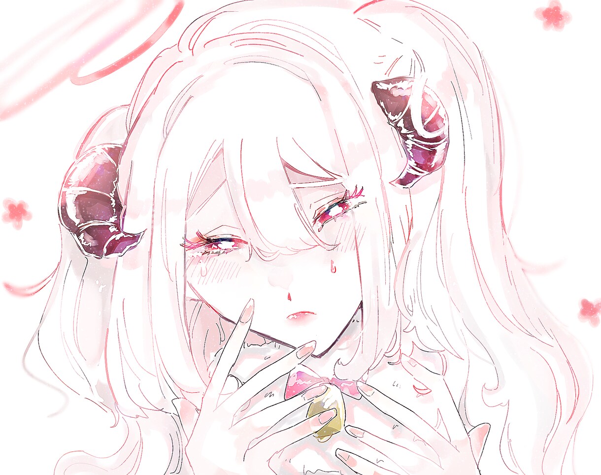 可愛い・美人良いとこ取りの絵柄で描きます 可愛らしさもあり、美人なキャラクターが描けます。 イメージ1