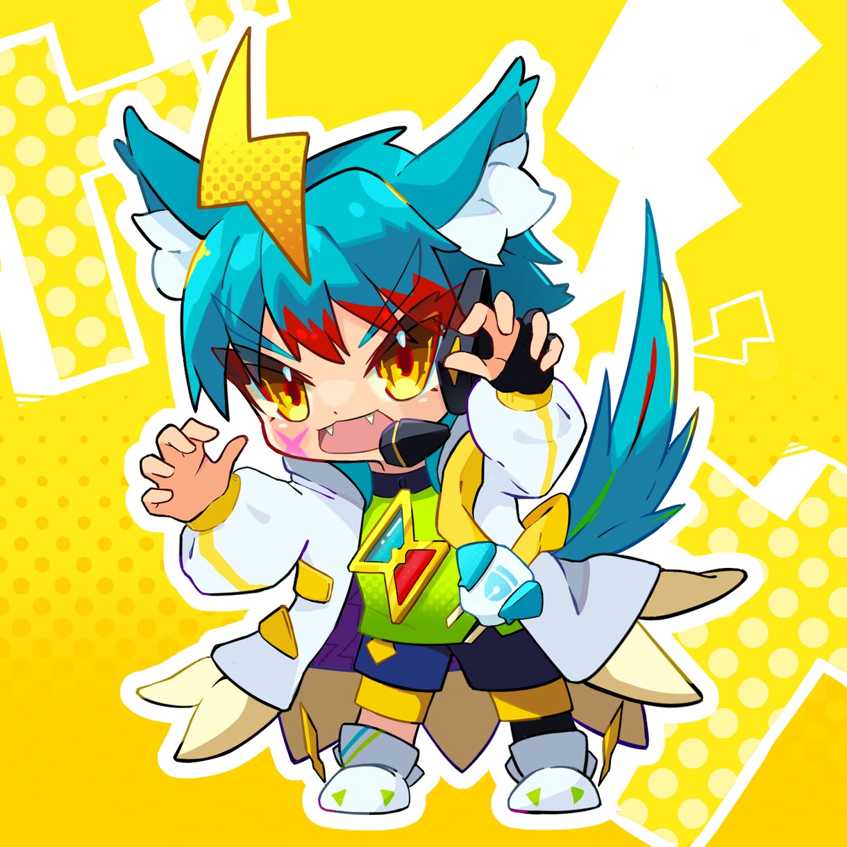 商用利用可能の1枚絵作成します 1枚絵、ミニキャライラストを描きます！ イメージ5