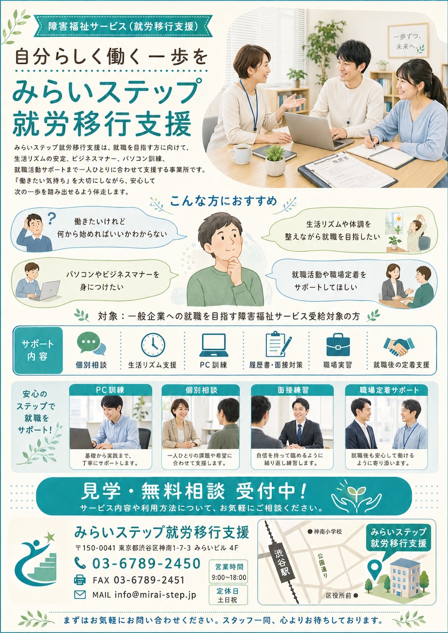 元看護師が医療・福祉のチラシ・バナーを制作します 格安で「伝わる・違反しない」1枚を提供 イメージ2