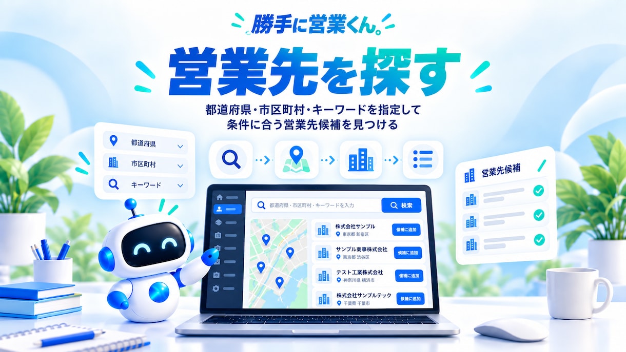 AIで新規営業の業務を効率化します 営業リスト不要！AIで新規営業をまるごと効率化 イメージ2