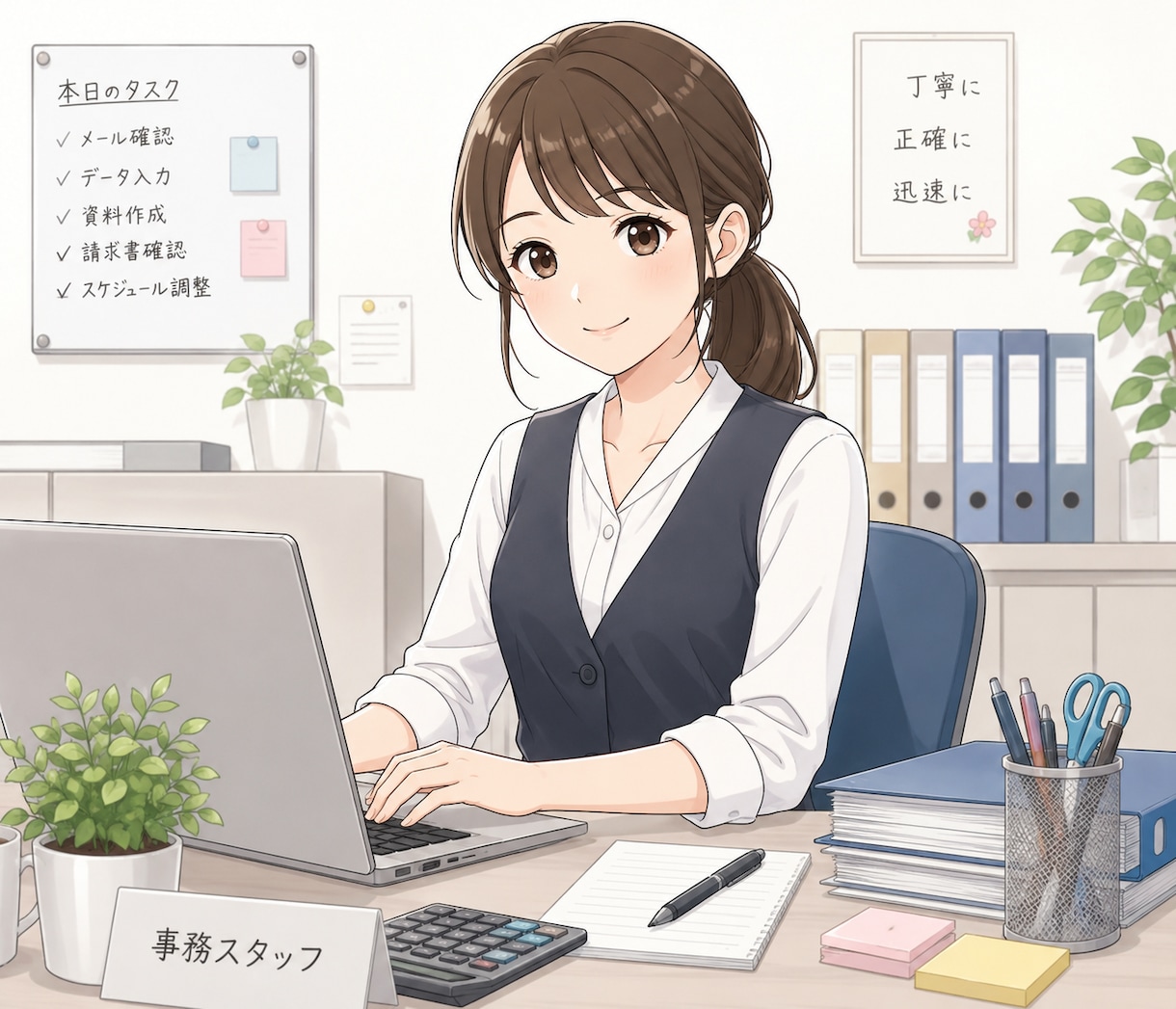 データ入力等、一般事務作業全般行います 会社の事務員さんのように気軽にお仕事振ってください イメージ1
