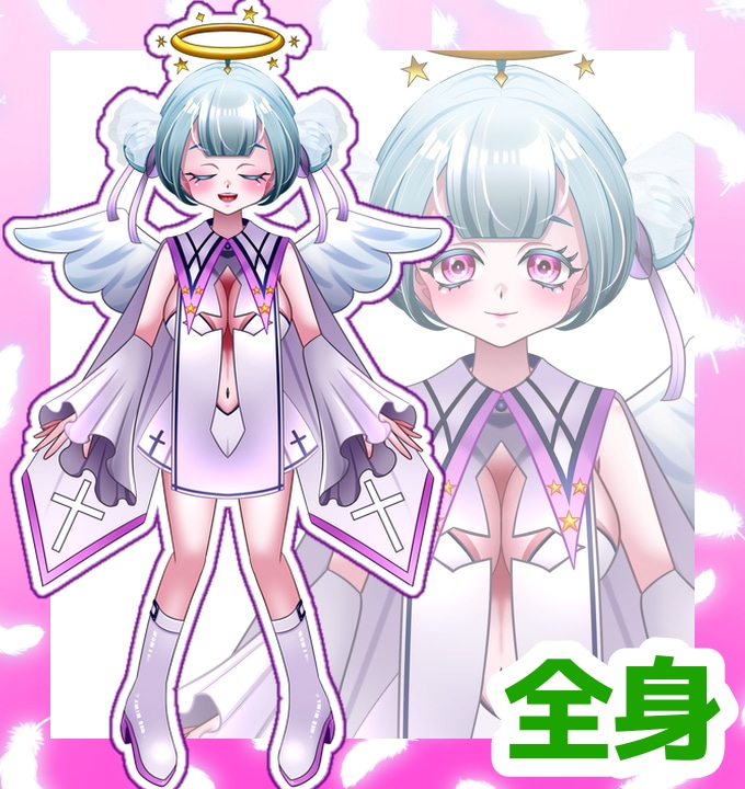 Vtuberを目指す方、素敵なキャラクター描きます キャラデザ〜パーツ分けまで、あなたのなりたい！を応援します♪ イメージ4