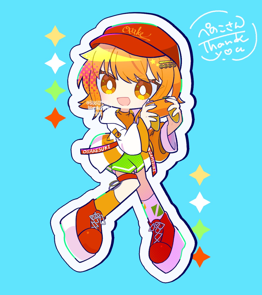 ポップで目を惹くデフォルメイラストを描きます サムネイルやグッズにオススメの全身デフォルメイラスト！ イメージ6