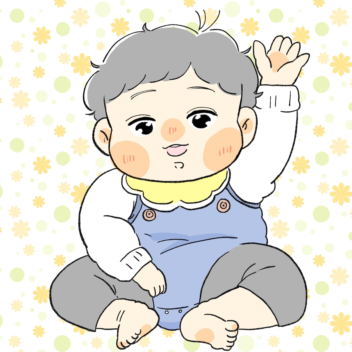 お子様の似顔絵をゆるかわに描きます SNSアイコンやプレゼントにオススメ！ イメージ2
