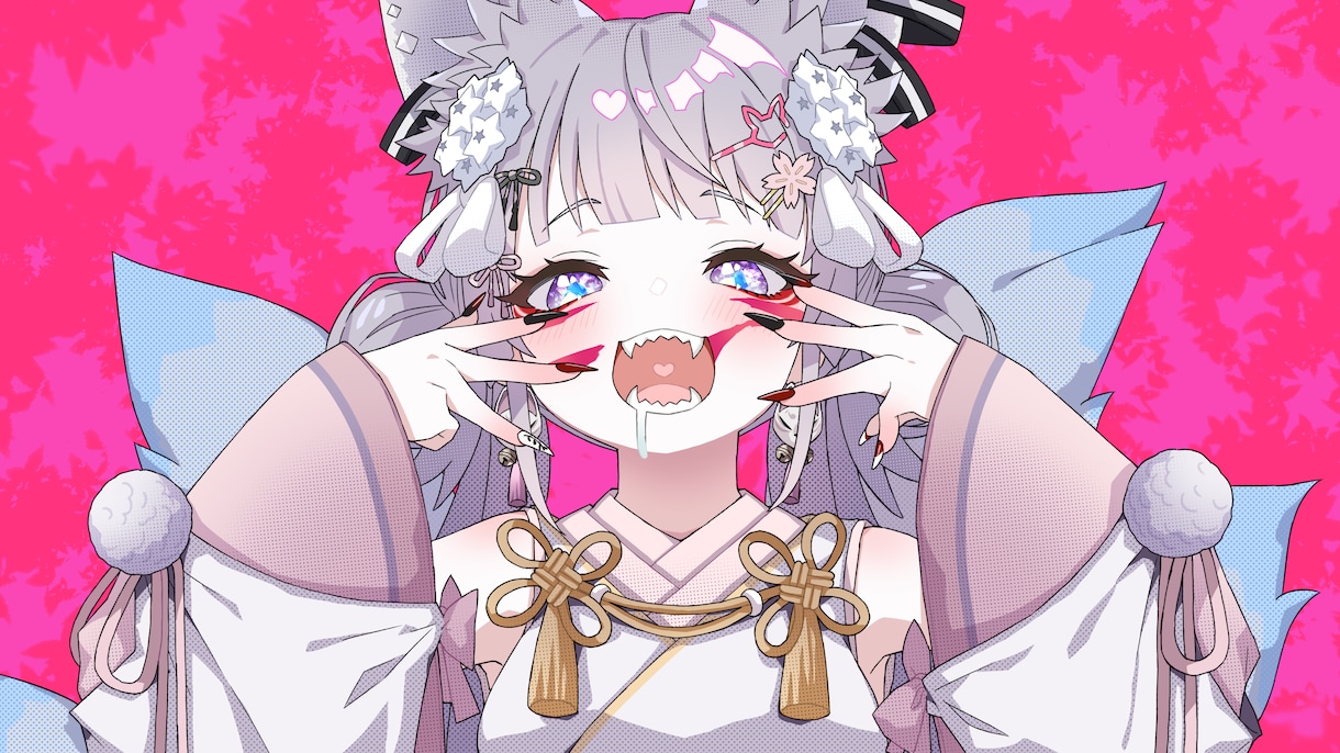 歌ってみた等のイラスト制作します お望みのイラストに仕上げます！ イメージ1