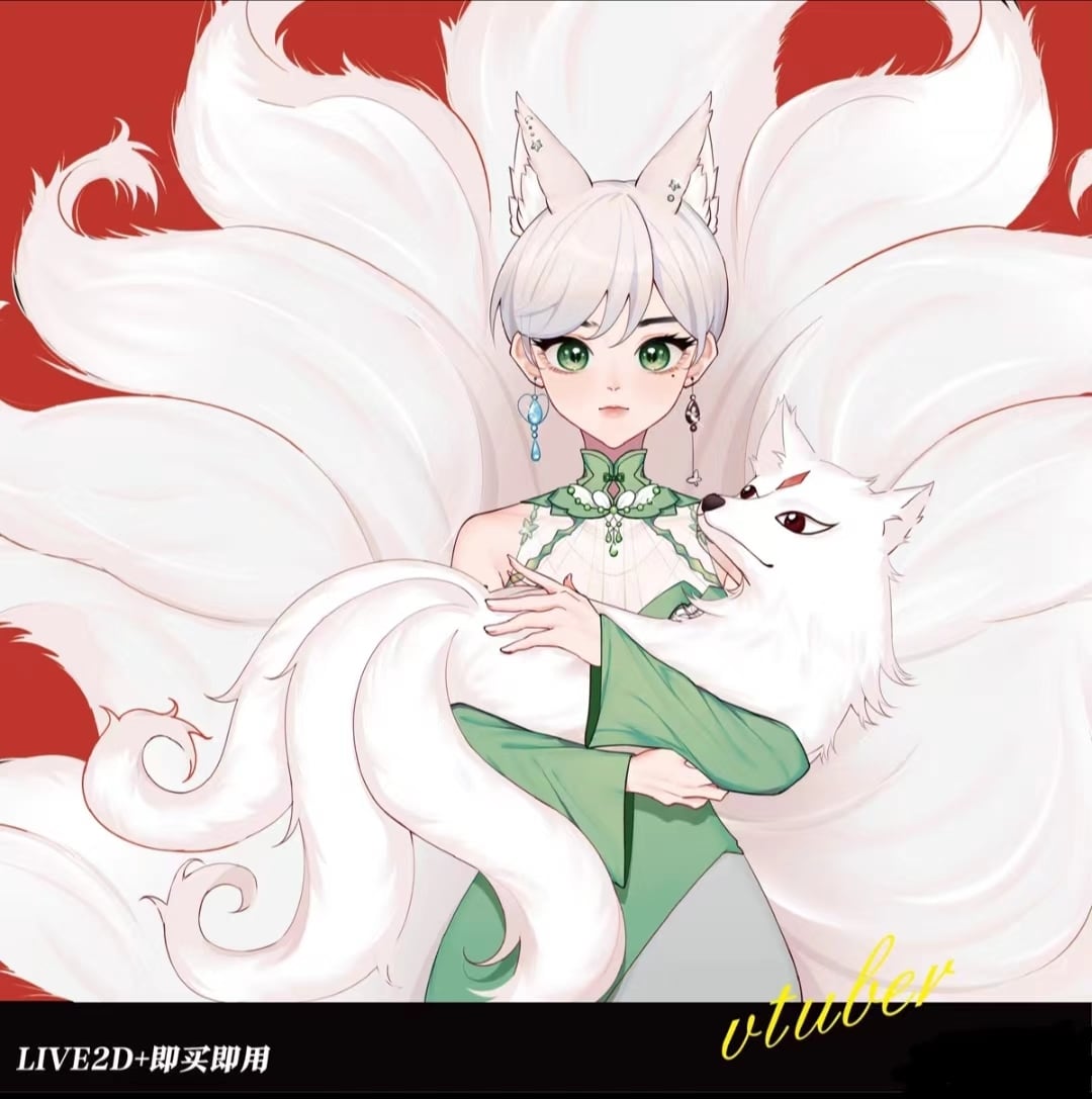 Live2Dバーチャルアノウンサーのイメージます 3Dのデザインを依頼してカスタムします。 イメージ2