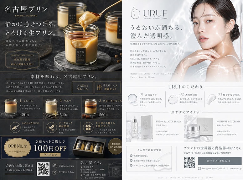 あなたの店舗チラシ最短即日ハイクオリティ制作します 美容サロン・飲食店・リラク・ハウスクリーニングなど丸投げOK イメージ12