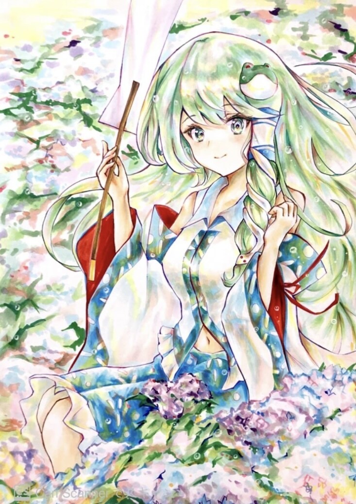 あなただけの一点物アナログイラストを制作いたします コピックで鮮やかな色彩で可愛い女の子を描きます。 イメージ1