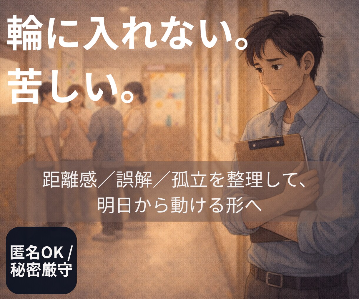 男性保育士の職場不安を整理します 距離感・誤解・保護者対応を電話整理 イメージ2