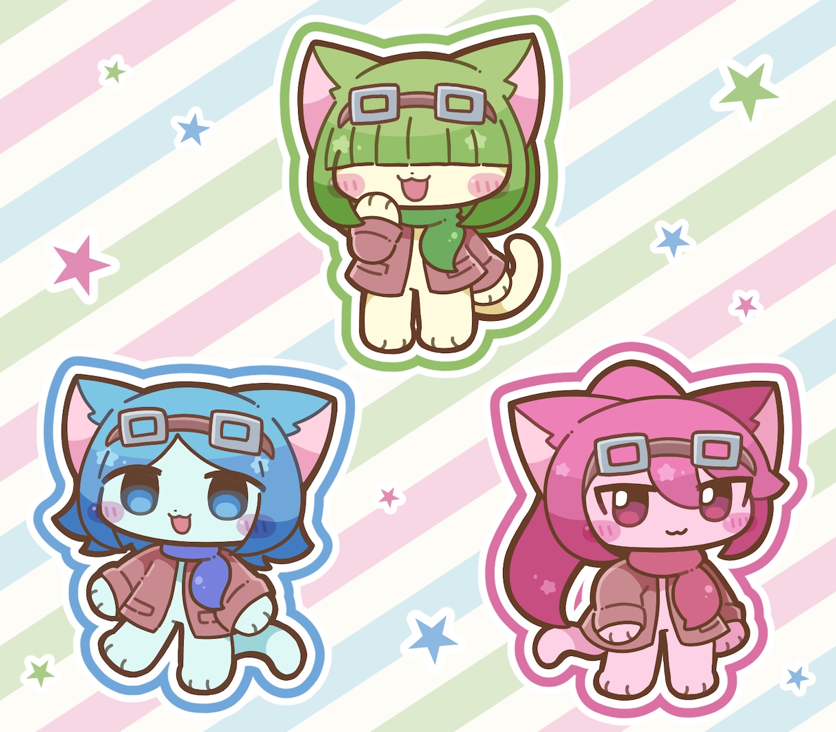 デフォルメイラスト、グッズイラスト描きます アクキーやアクスタ、グッズにオススメ！ イメージ2
