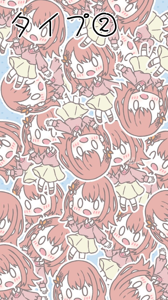 あなただけの壁紙を描けます スマホやタブレットなどで使える壁紙を作成できます！ イメージ6