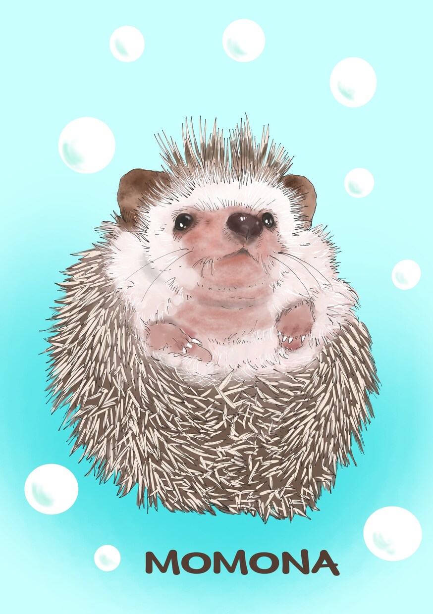 透明感のある優しいペットのデジタル似顔絵描きます いつまでも飾りたくなるリアルであたたかみのある仕上がりに イメージ4