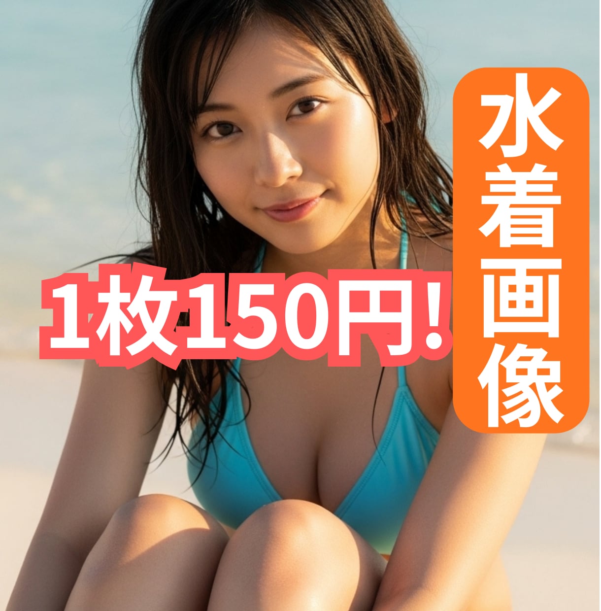 水着美女のAI画像・写真生成20枚代行します 1枚150円！高品質！大量生成可能！商用利用可！ イメージ1