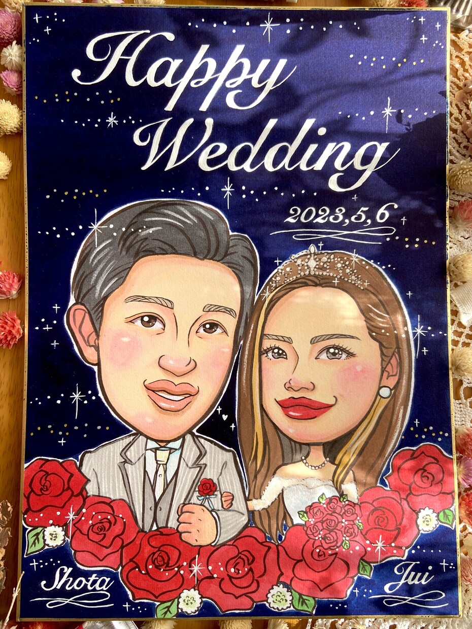 そっくりで表情イキイキ‼️喜ばれる似顔絵描きます 似顔絵検定1級似顔絵師が最高の思い出を！大好きを伝えたい人に イメージ6