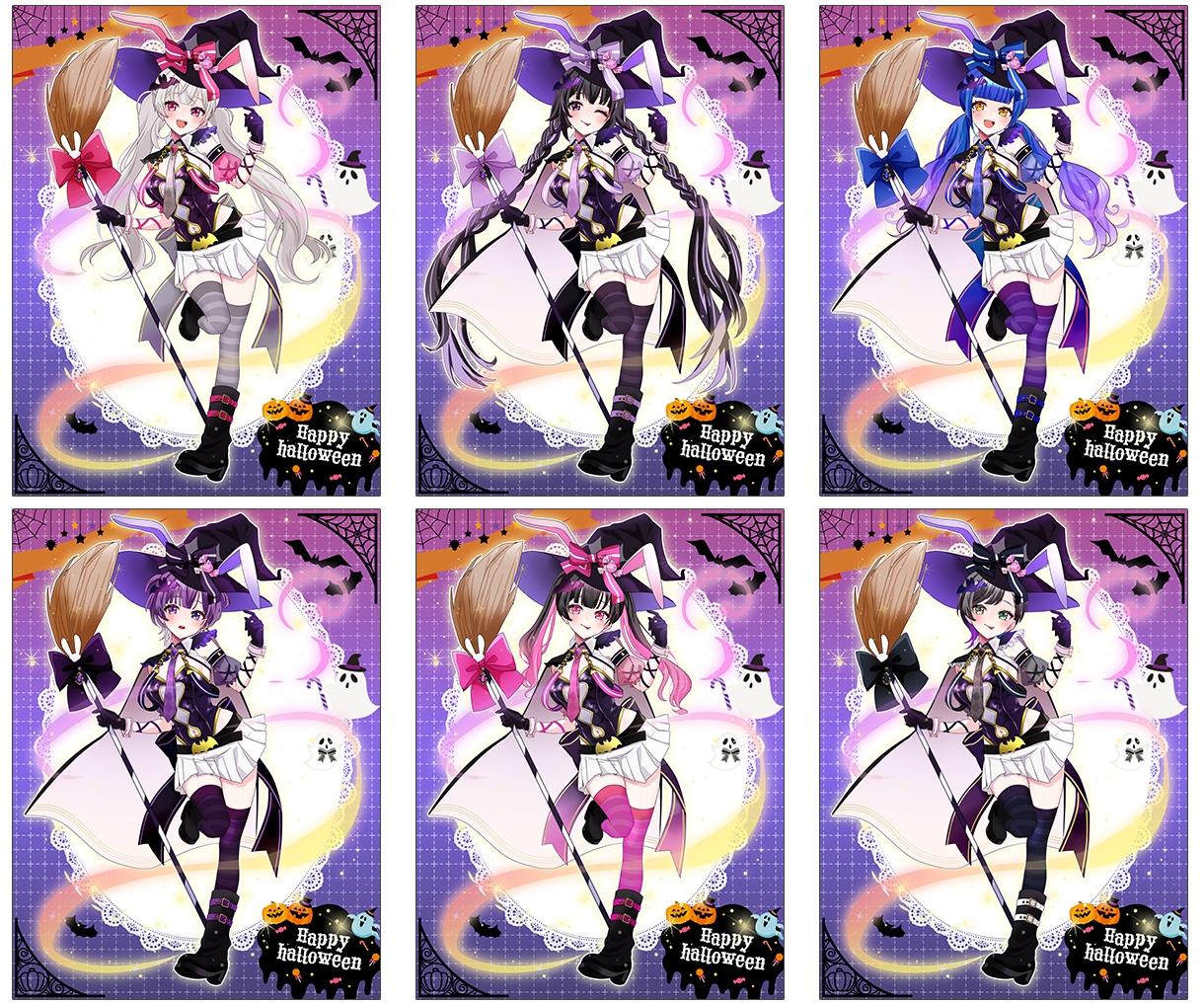 最短当日！IRIAM対応◎ハロウィン立ち絵描きます 配信にも！バニーウィッチ♡カスタム立ち絵を即納でお書きします イメージ7