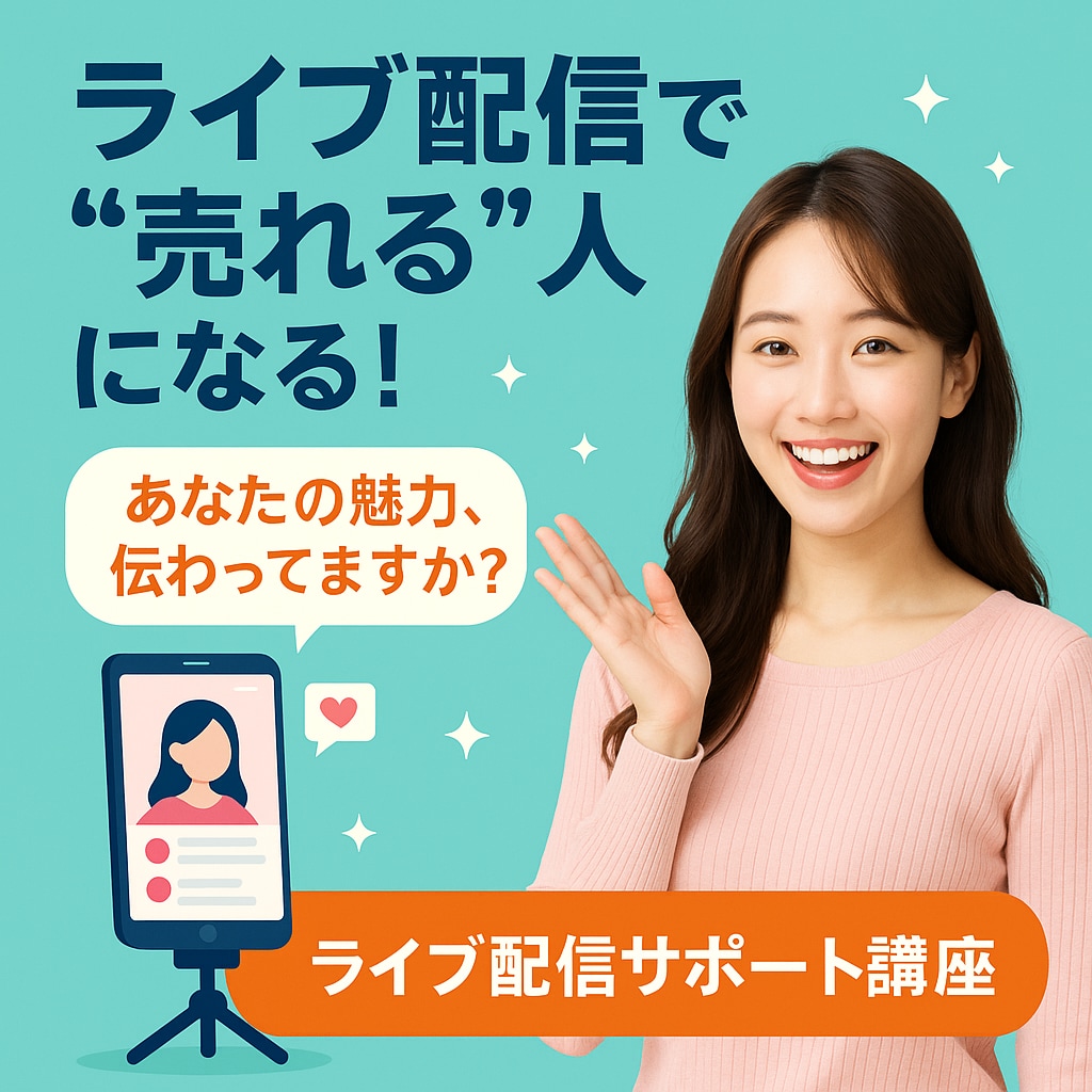 ライブコマースをしたい方にやり方を教えます 元ジャパネットキャスター直伝！中国のライブコマースも詳しい イメージ1