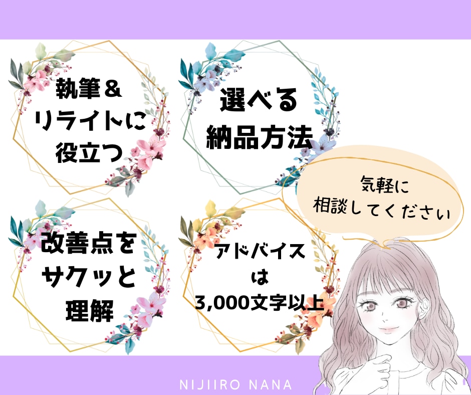 ブログ記事を徹底的に添削＆フィードバックします SEOで上位表示可能！改善点をWord/PDFでアドバイス イメージ3