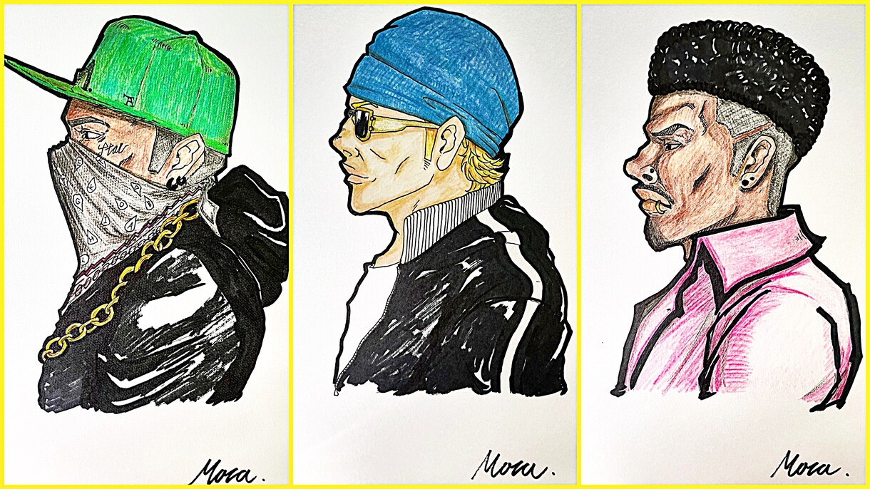 人物画描きます かっこいい系、いかつい系が得意です！ イメージ2