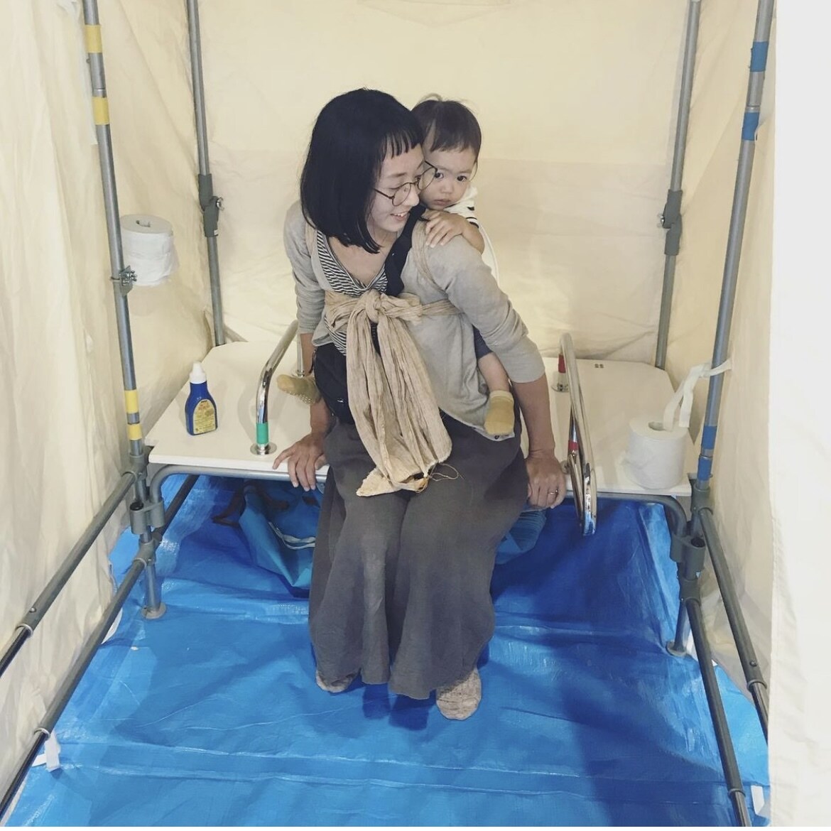 さらし一枚で、おんぶと抱っこができるようになります 薄くて軽く安い さらしをつかって、チャレンジしてみませんか？ イメージ1