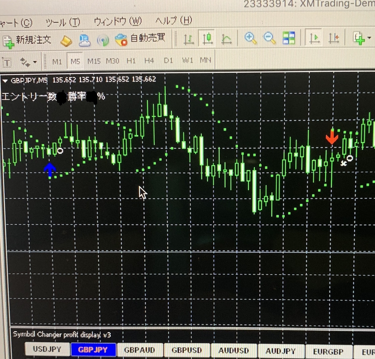 バイナリーツール  1000円で売ります ツール取り扱いpdfあり/勝率表示 /シグナル/ アラート イメージ2