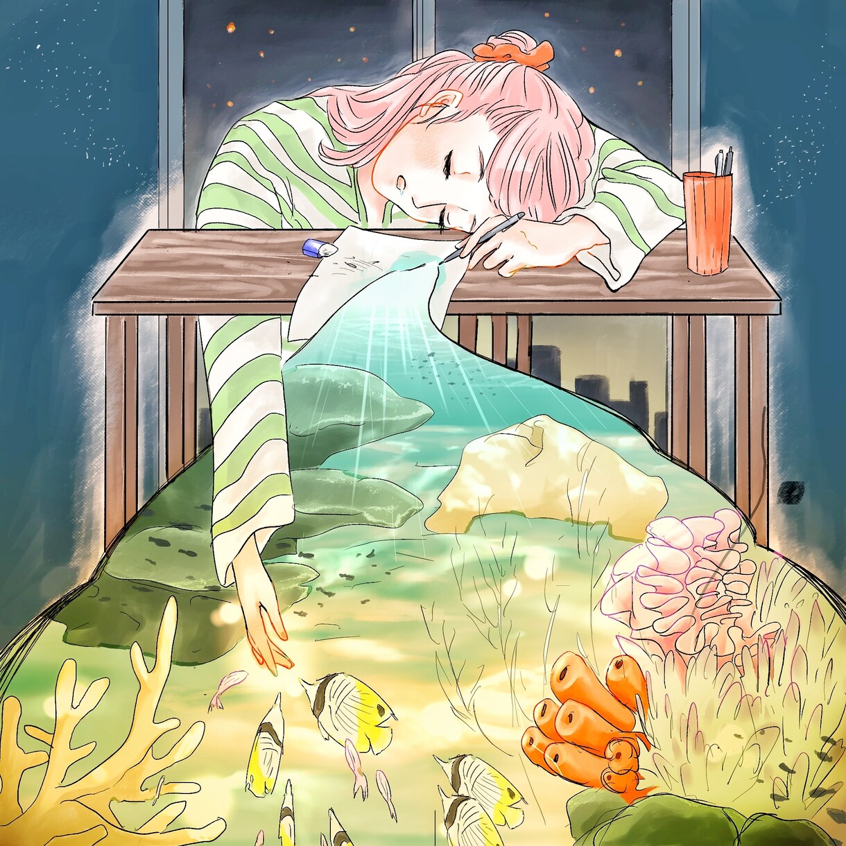 イメージに合った絵柄の雰囲気あるイラストを描きます 商用利用可。背景小物の描き込み含みます。 イメージ4