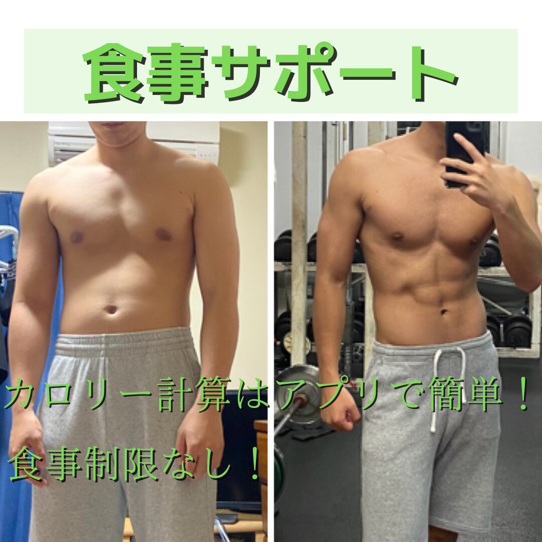 人生最後のダイエットとなるように食事サポートします 実績ある現役パーソナルトレーナーが1ヶ月間本気でサポート！ イメージ1